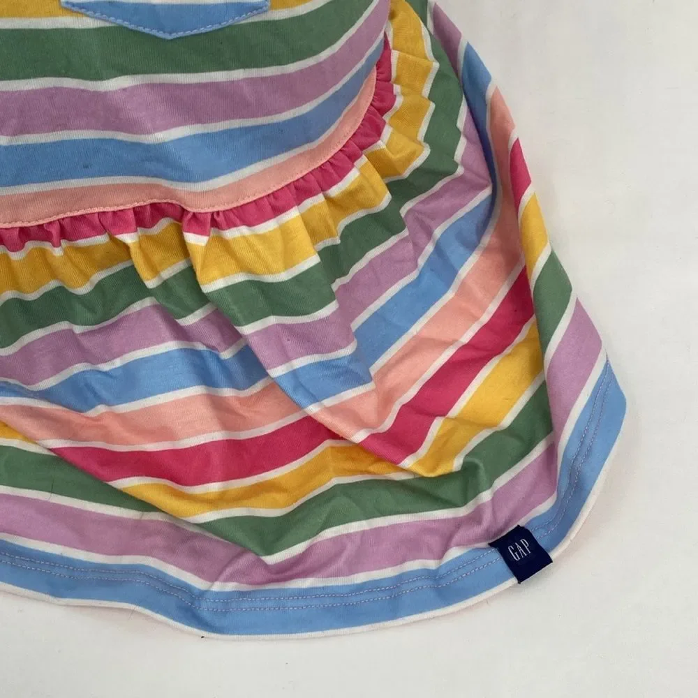 Gap Dog Dress Outfit Striped Shirt Large